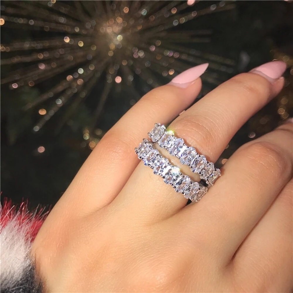 [1] ICEY WIFEY CZ Eternity Ring